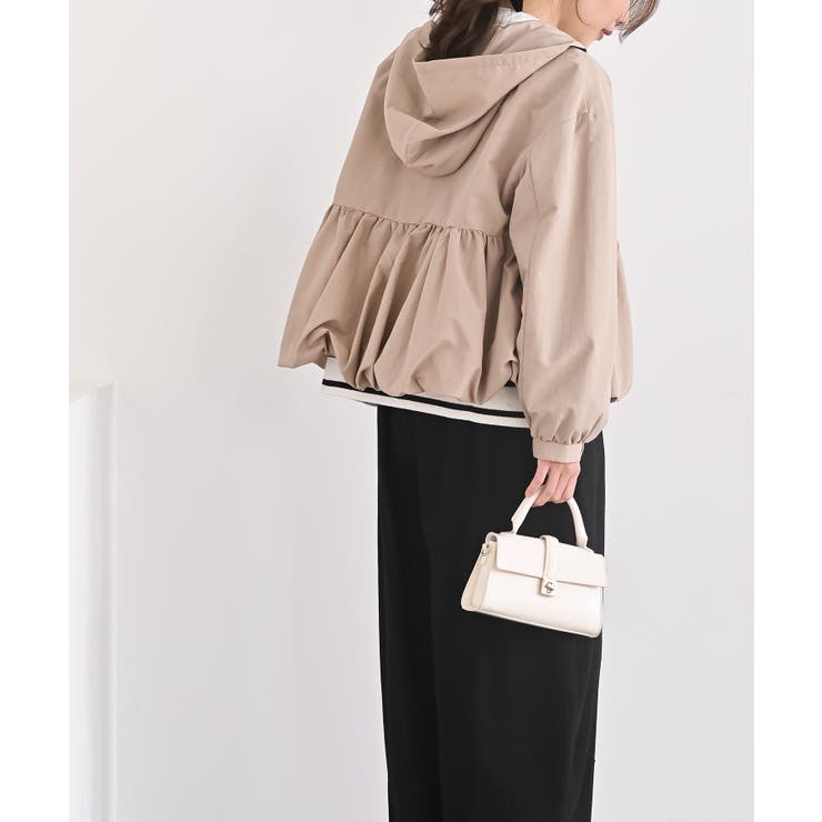 ナイロンワッシャーペプラムバルーンジャケット | rps | 詳細画像11 