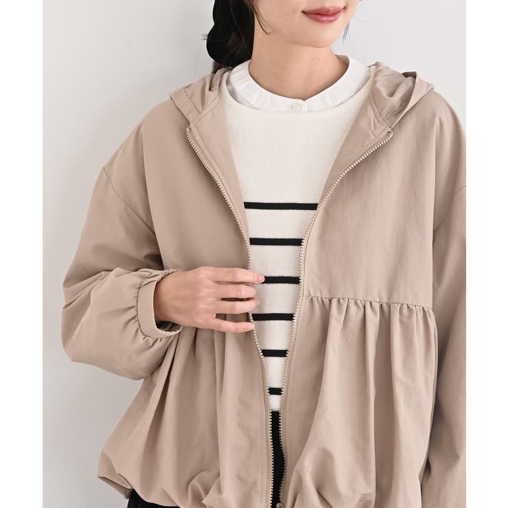 ナイロンワッシャーペプラムバルーンジャケット | rps | 詳細画像12 