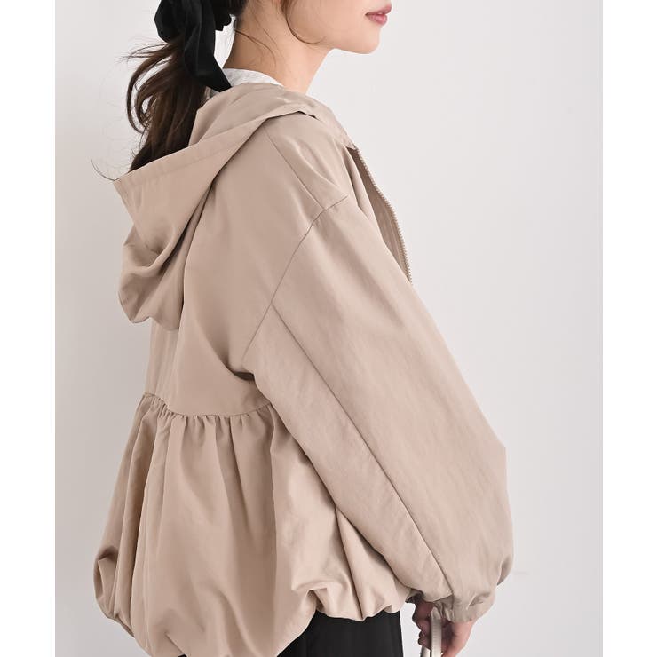 ナイロンワッシャーペプラムバルーンジャケット | rps | 詳細画像13 