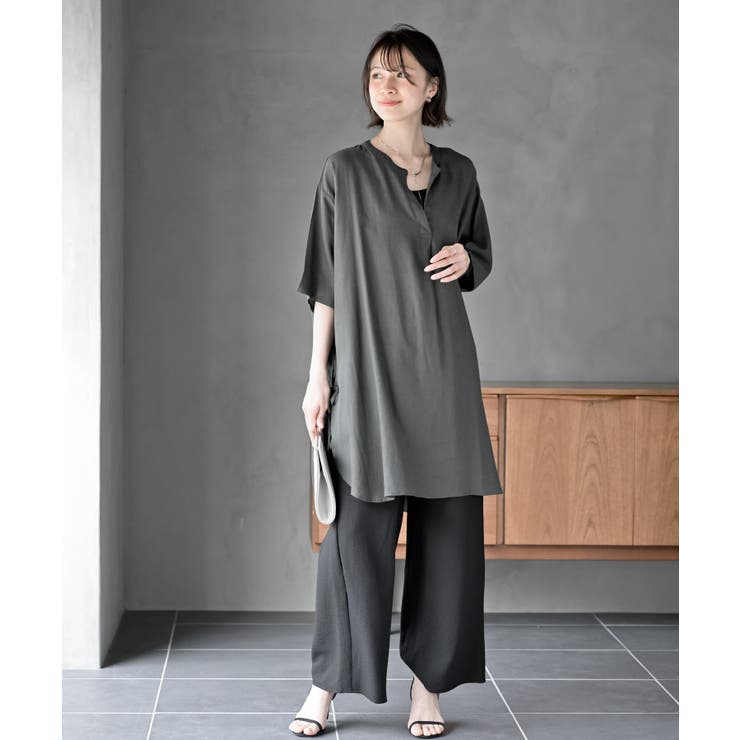 サイドリボンスキッパーブラウス | rps | 詳細画像11 