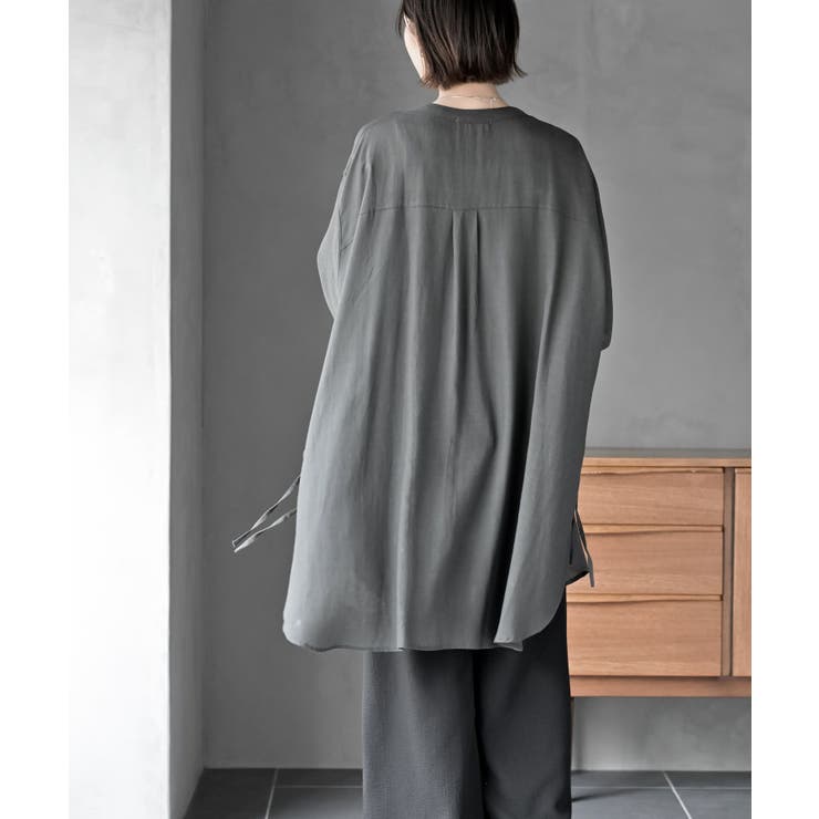 サイドリボンスキッパーブラウス | rps | 詳細画像13 