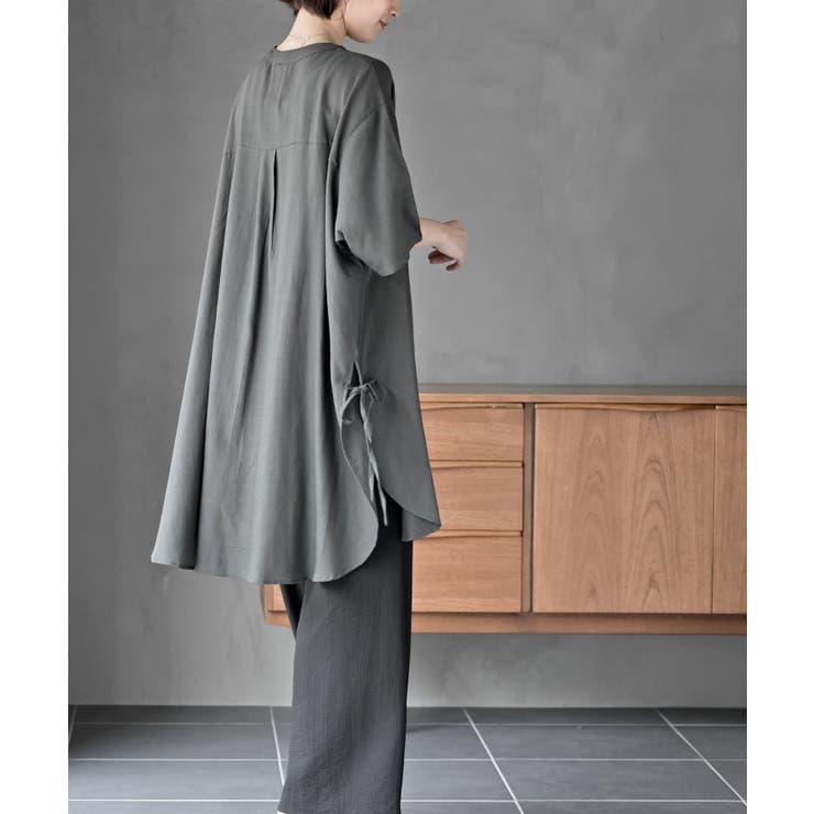 サイドリボンスキッパーブラウス | rps | 詳細画像14 