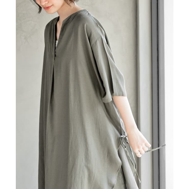 サイドリボンスキッパーブラウス | rps | 詳細画像25 