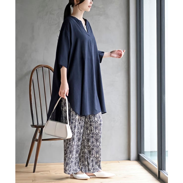 サイドリボンスキッパーブラウス | rps | 詳細画像31 