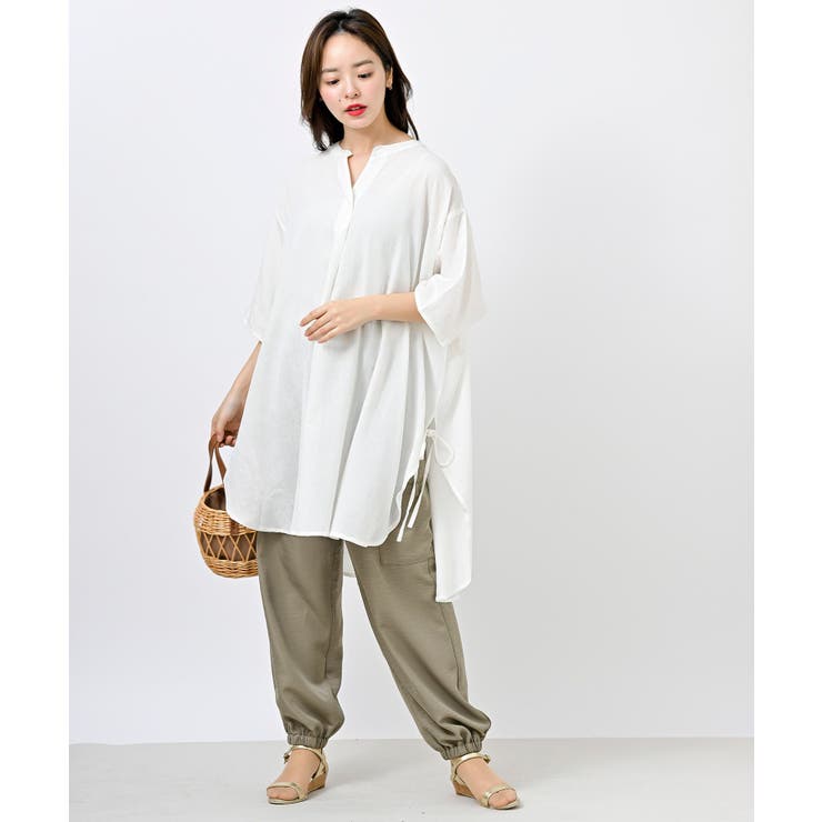 サイドリボンスキッパーブラウス | rps | 詳細画像37 