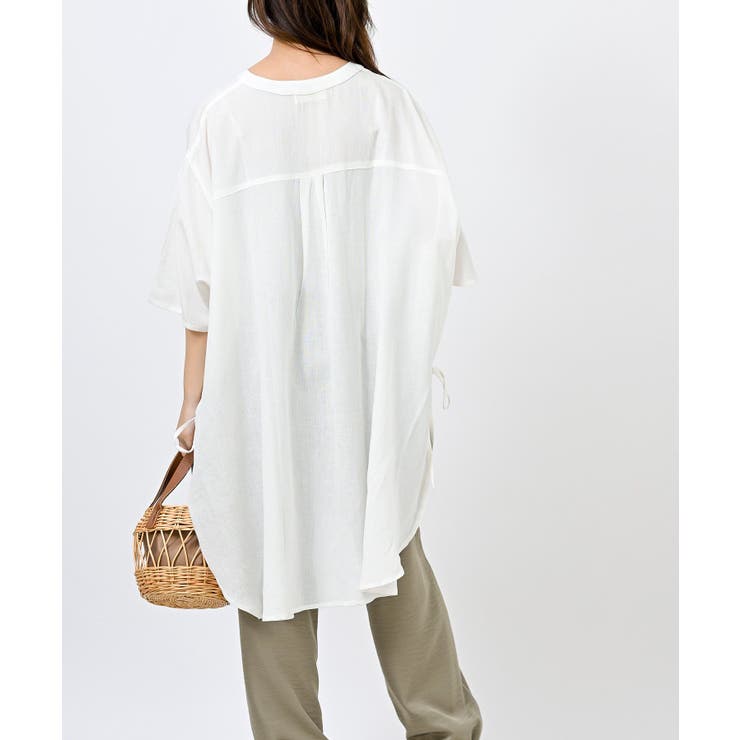 サイドリボンスキッパーブラウス | rps | 詳細画像39 