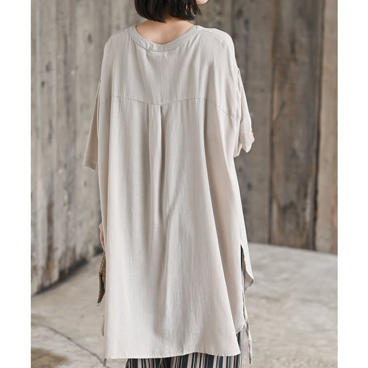 サイドリボンスキッパーブラウス | rps | 詳細画像8 