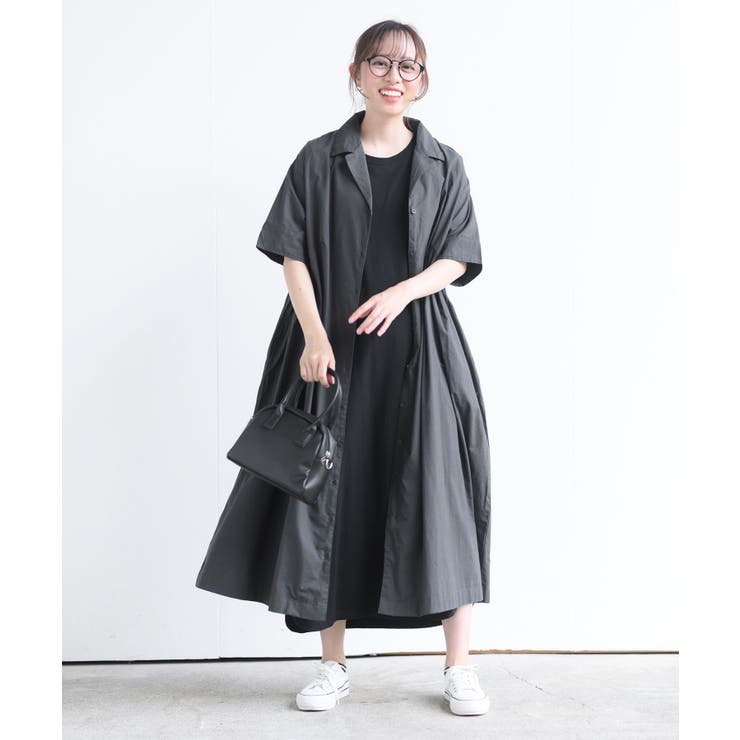 新品 大人気商品  オープンカラーシャツワンピース[品番：RPSW0001470]｜rps ワンピース