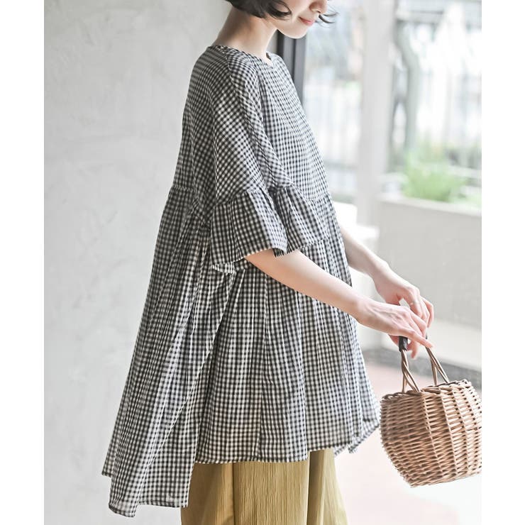 コットンボイルワイドギャザープルオーバー | rps | 詳細画像26 