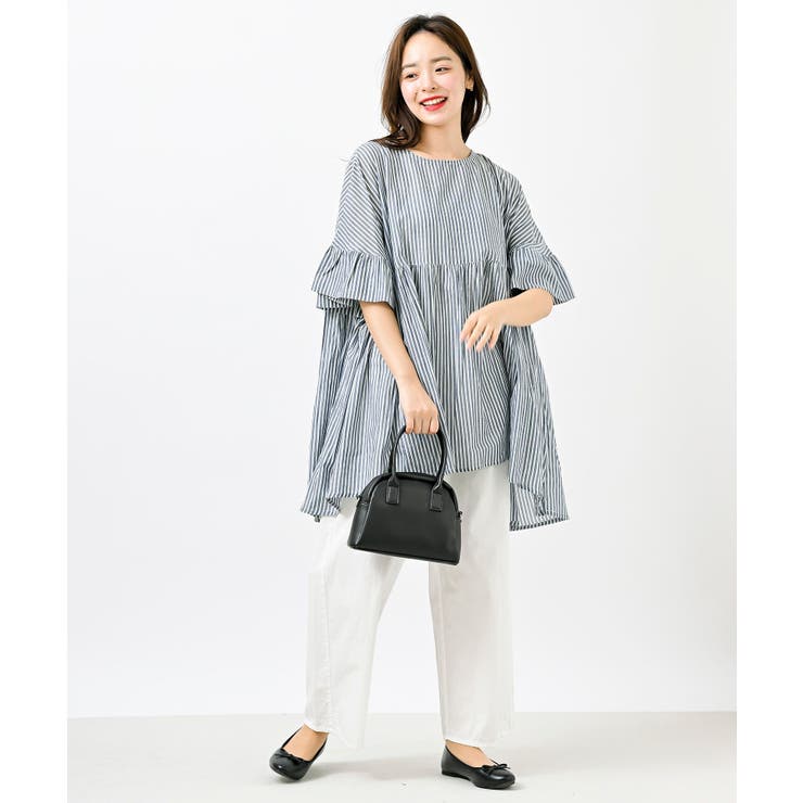 コットンボイルワイドギャザープルオーバー | rps | 詳細画像35 