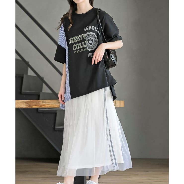 天竺リメイク風ＢＩＧＴシャツ | rps | 詳細画像13 
