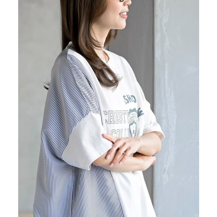 天竺リメイク風ＢＩＧＴシャツ | rps | 詳細画像7 