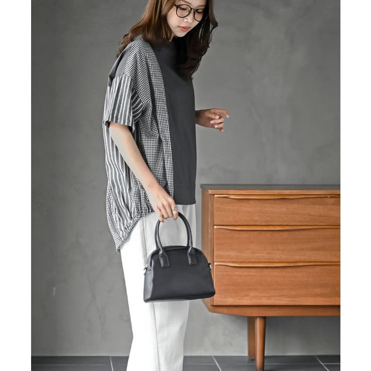 天竺パッチワークコクーンプルオーバー | rps | 詳細画像11 