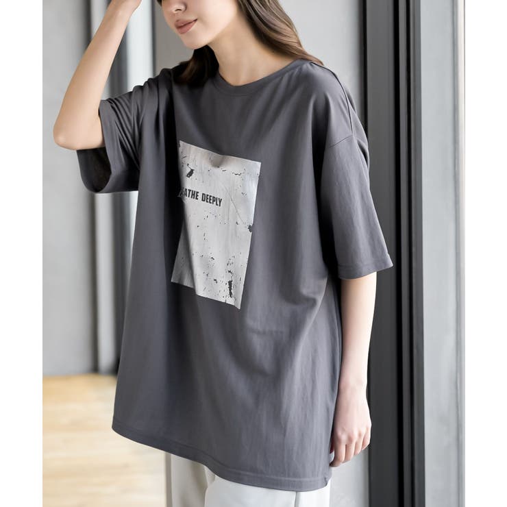 CHACグレー | カノコ箔プリントＴ | rps