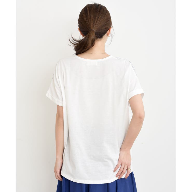 リボンプリントタックＴシャツ | rps | 詳細画像19 