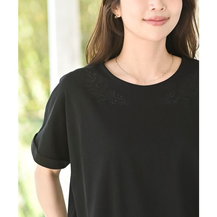 タック刺繍Ｔシャツ | rps | 詳細画像14 