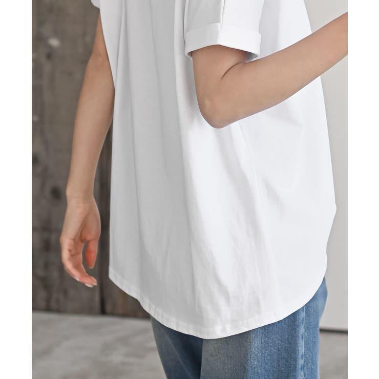 タック刺繍Ｔシャツ | rps | 詳細画像9 