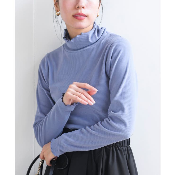 起毛リブメロータートルカットソー[品番：RPSW0001894]｜rps（アール