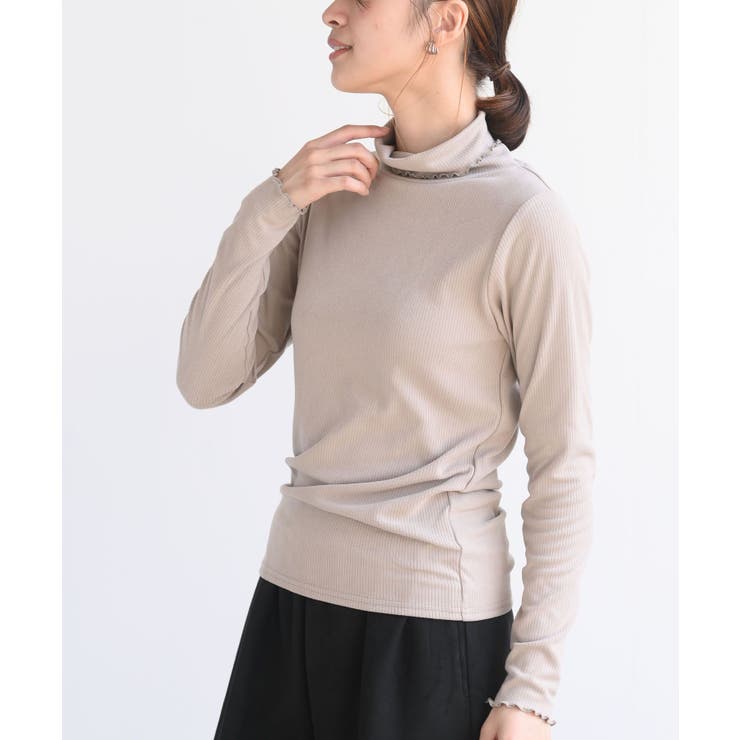 起毛リブメロータートルカットソー[品番：RPSW0001894]｜rps（アール