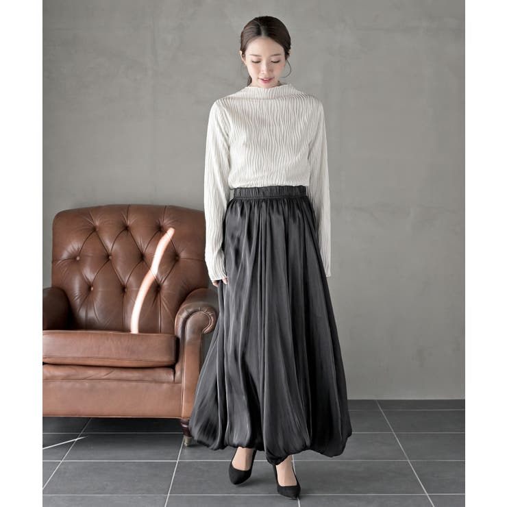 ウェーブジャガードハイネックカットソー | rps | 詳細画像11 