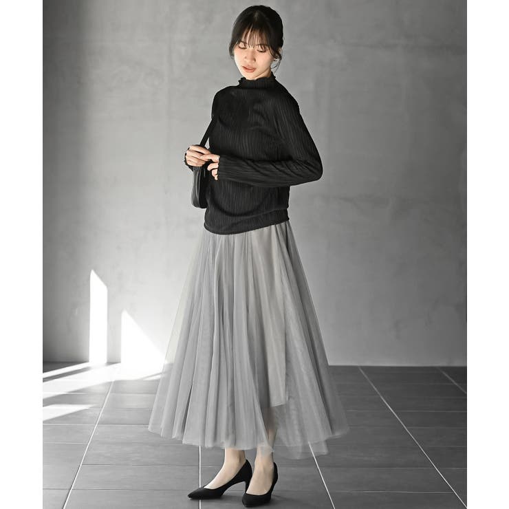 ウェーブジャガードハイネックカットソー | rps | 詳細画像12 