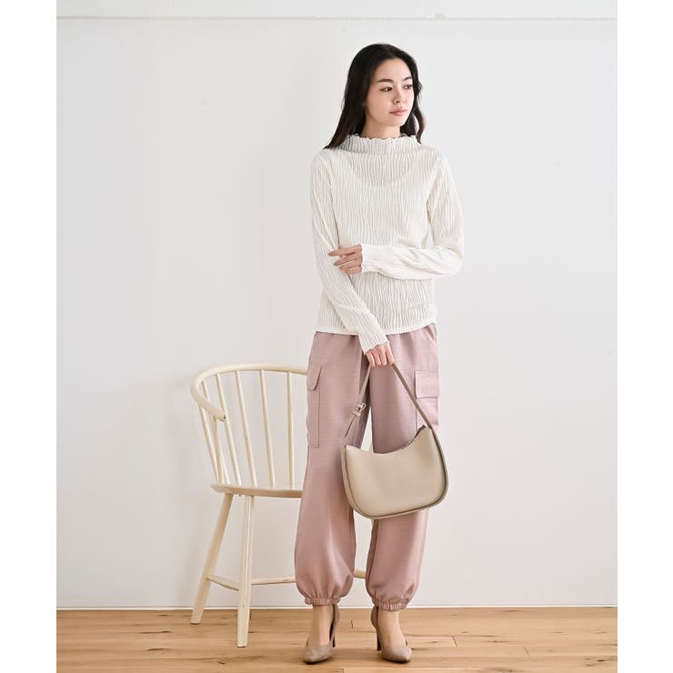 ウェーブジャガードハイネックカットソー | rps | 詳細画像2 