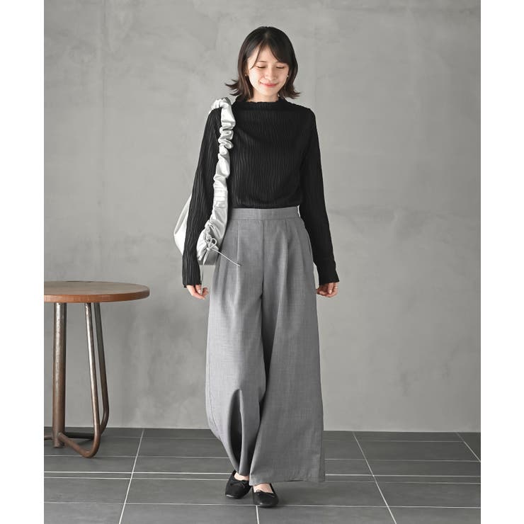 ウェーブジャガードハイネックカットソー | rps | 詳細画像20 