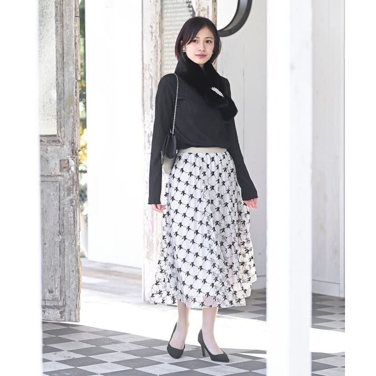 ウェーブジャガードハイネックカットソー | rps | 詳細画像23 