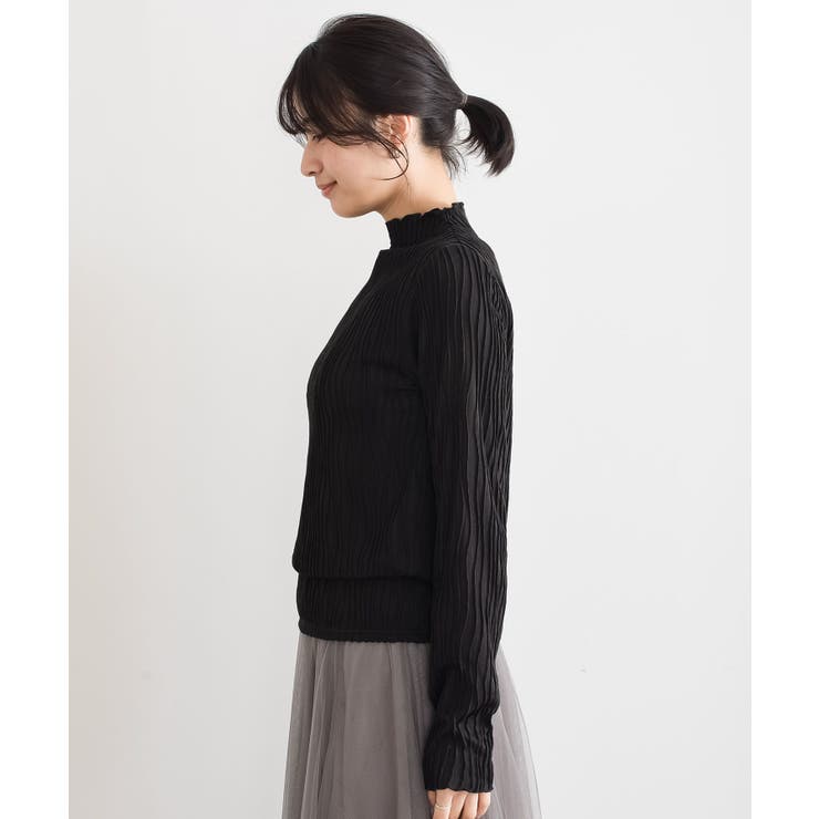 ウェーブジャガードハイネックカットソー | rps | 詳細画像24 