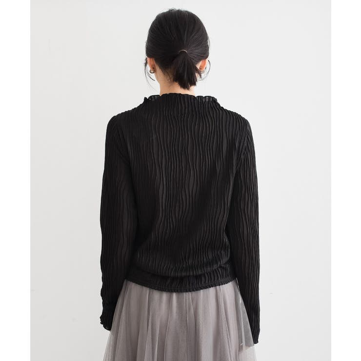 ウェーブジャガードハイネックカットソー | rps | 詳細画像25 