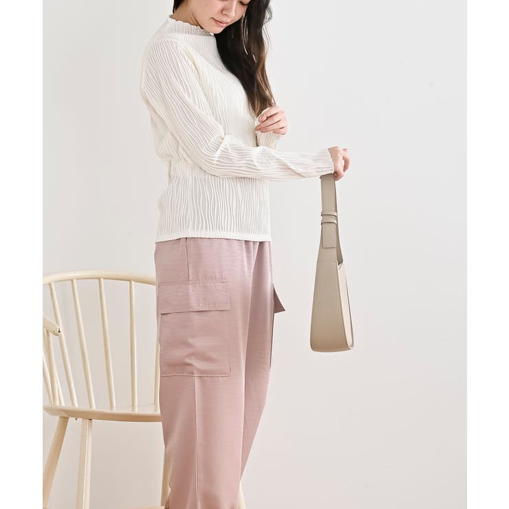 ウェーブジャガードハイネックカットソー | rps | 詳細画像3 