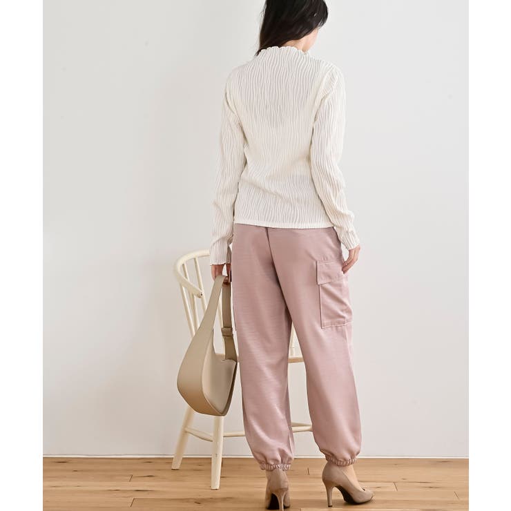 ウェーブジャガードハイネックカットソー | rps | 詳細画像4 