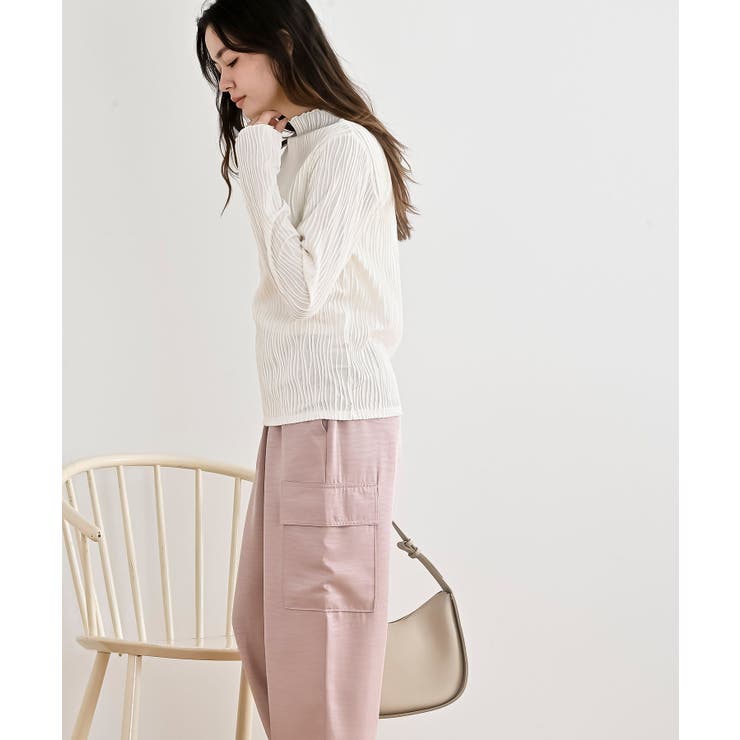 ウェーブジャガードハイネックカットソー | rps | 詳細画像5 