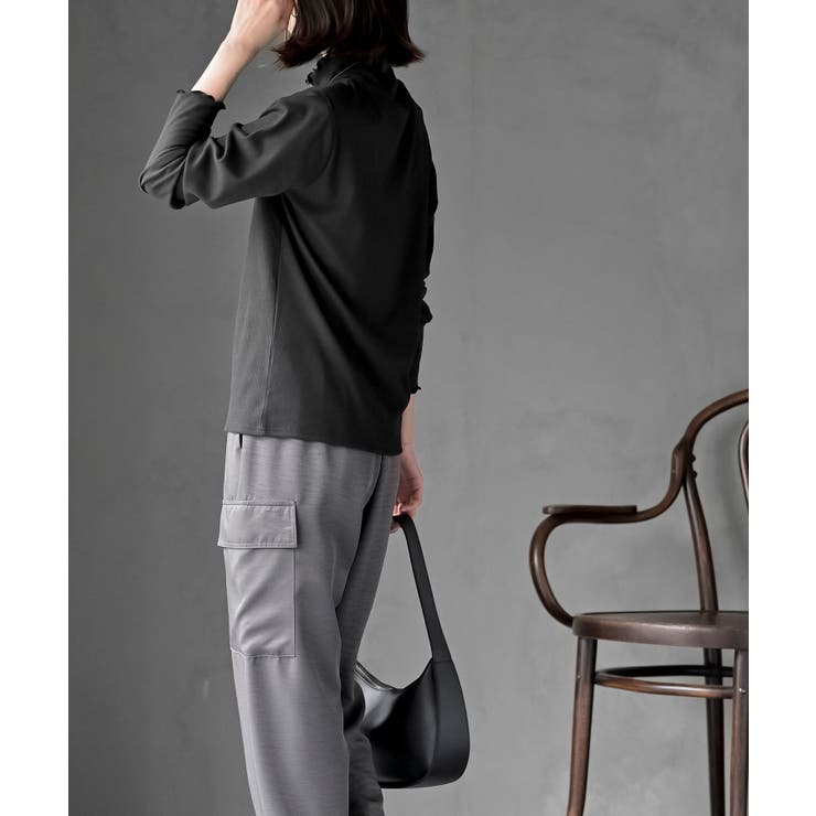 起毛リブメロータートルカットソー | rps | 詳細画像14 