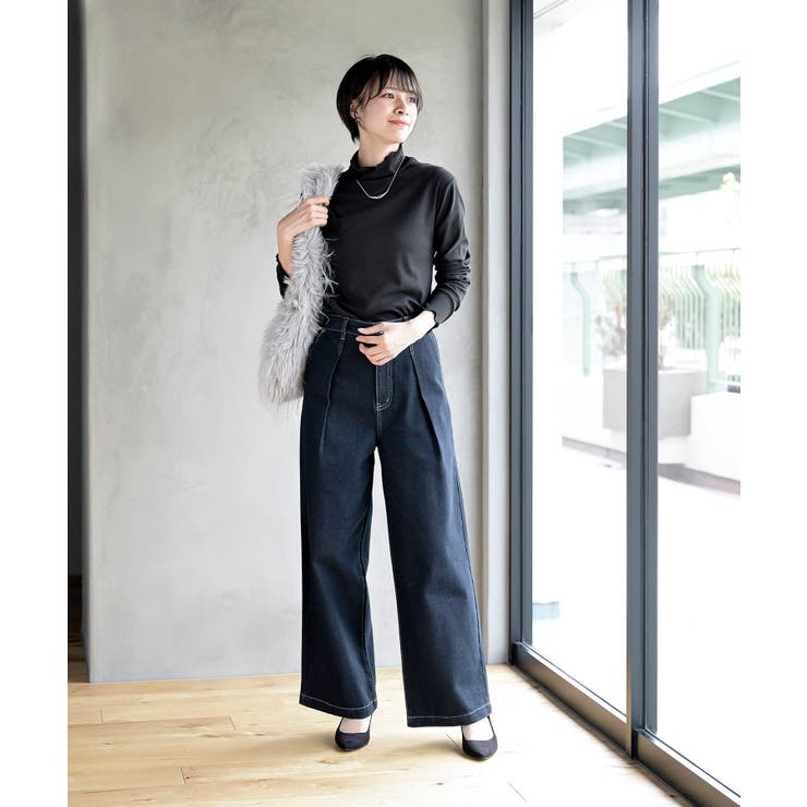 起毛リブメロータートルカットソー | rps | 詳細画像20 