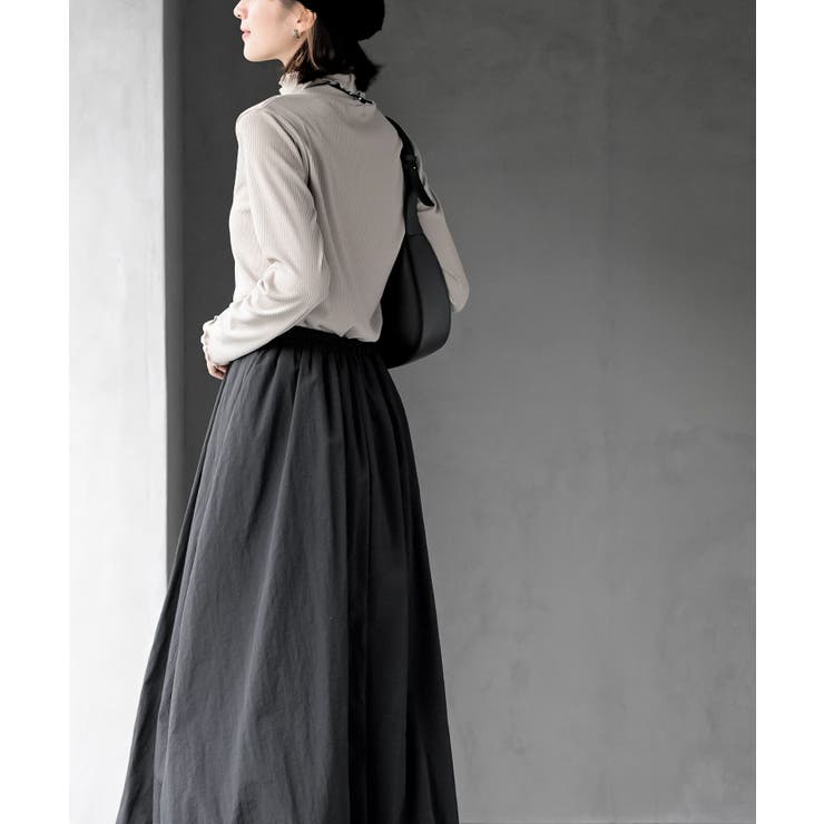 起毛リブメロータートルカットソー | rps | 詳細画像23 