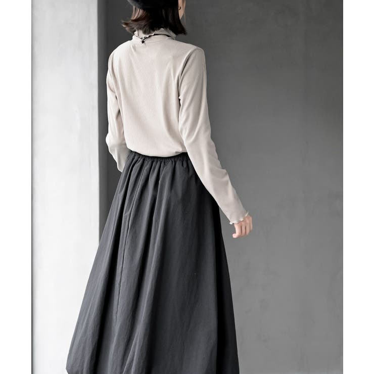 起毛リブメロータートルカットソー | rps | 詳細画像24 