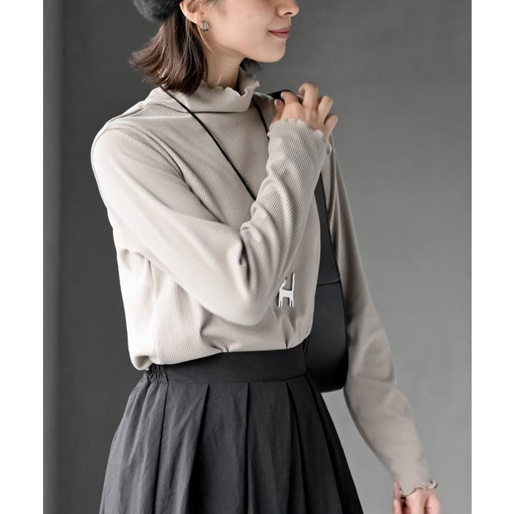 起毛リブメロータートルカットソー | rps | 詳細画像26 