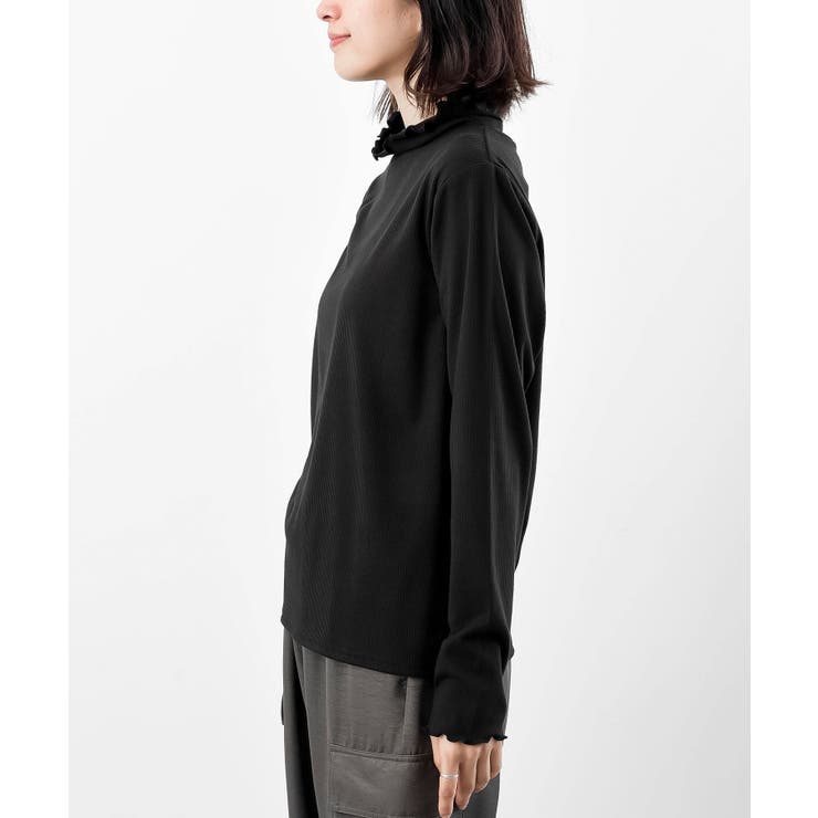 起毛リブメロータートルカットソー | rps | 詳細画像31 