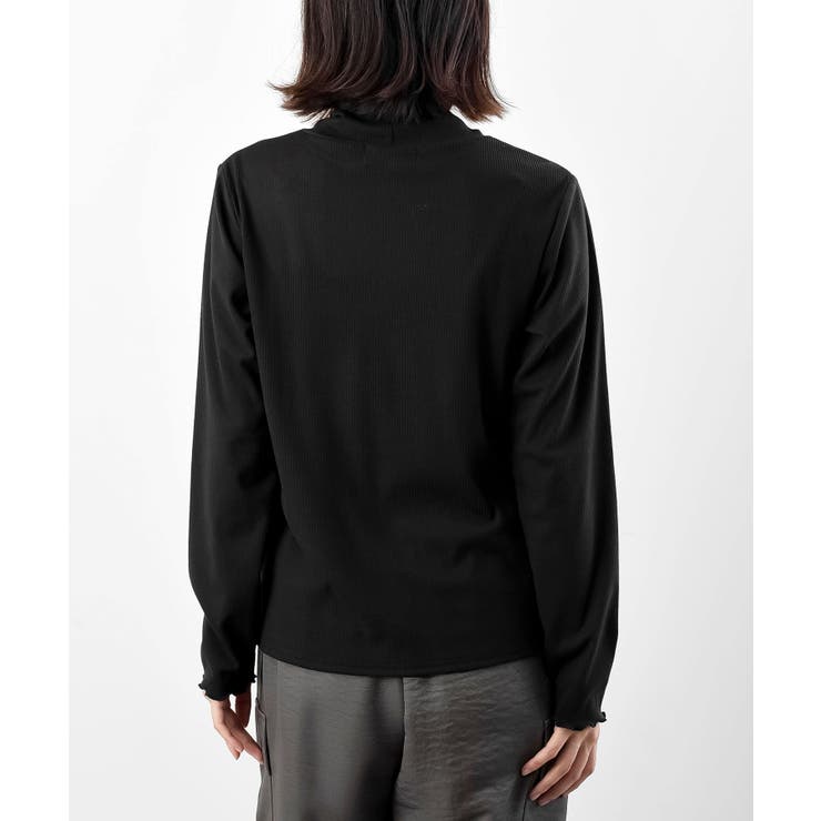 起毛リブメロータートルカットソー | rps | 詳細画像32 