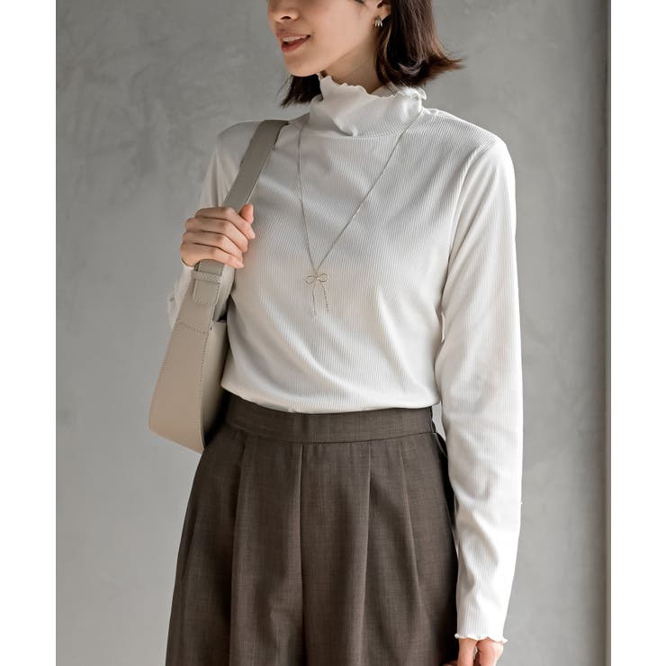 起毛リブメロータートルカットソー | rps | 詳細画像6 