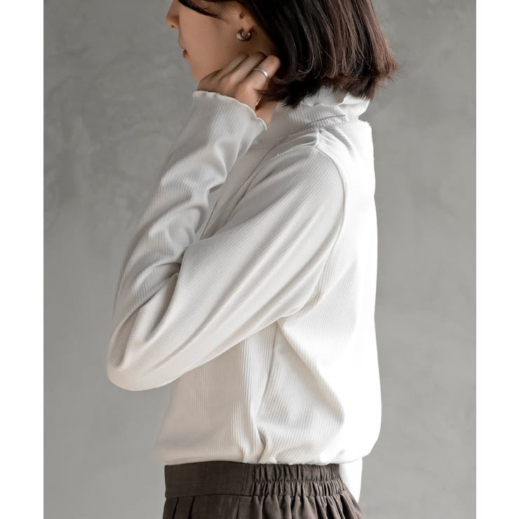 起毛リブメロータートルカットソー | rps | 詳細画像7 