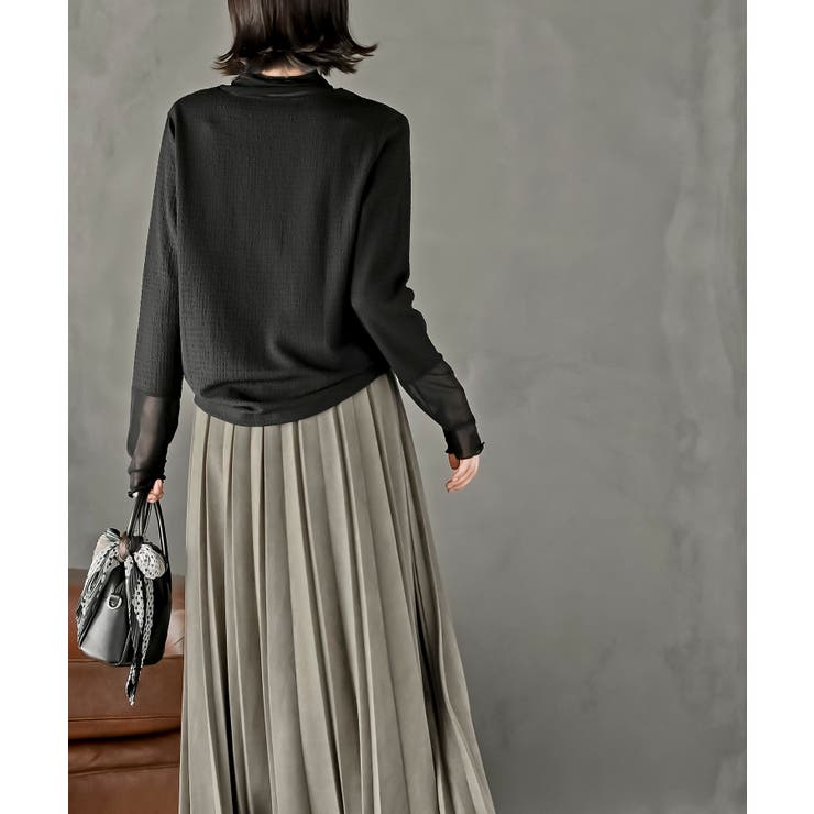 カットシャーリングメッシュ切替プルオーバー | rps | 詳細画像22