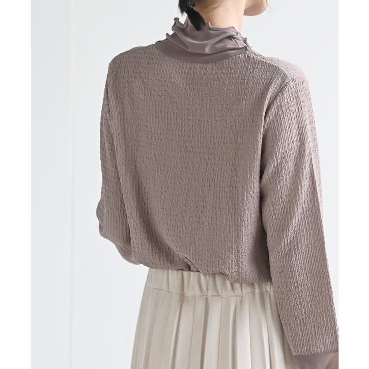 カットシャーリングメッシュ切替プルオーバー | rps | 詳細画像8