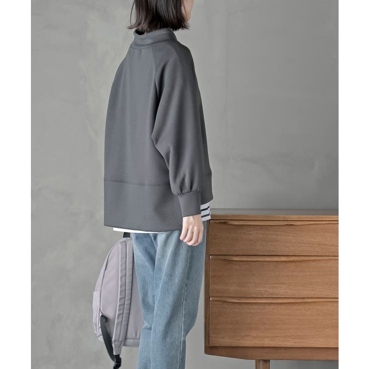 レイヤーネックラグランスリーブプルオーバー | rps | 詳細画像12 