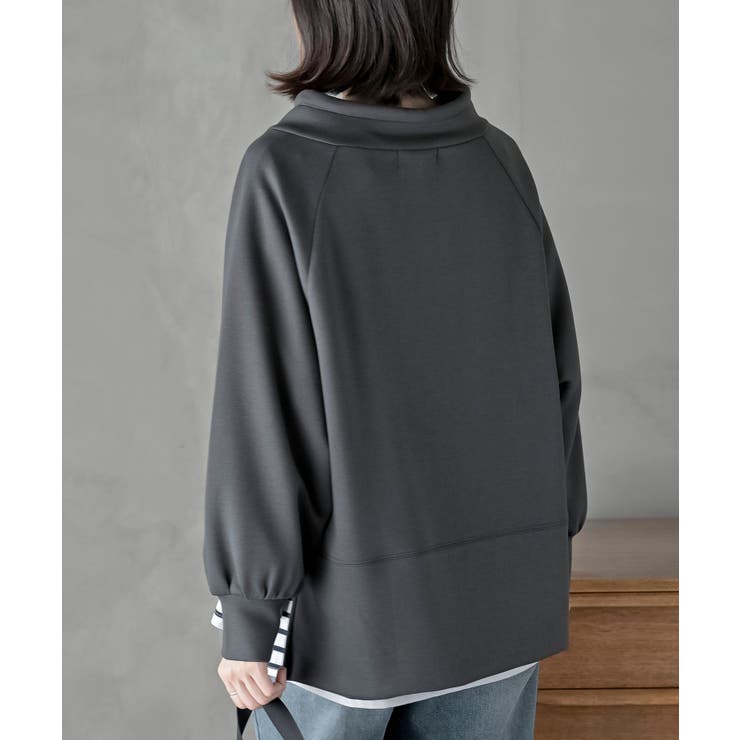 レイヤーネックラグランスリーブプルオーバー | rps | 詳細画像16 