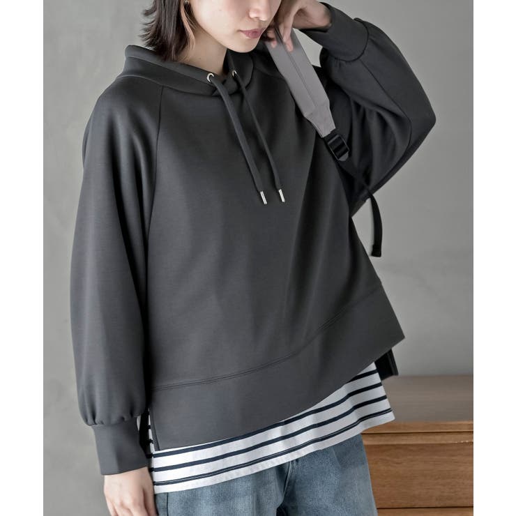 CHACグレー | レイヤーネックラグランスリーブプルオーバー | rps