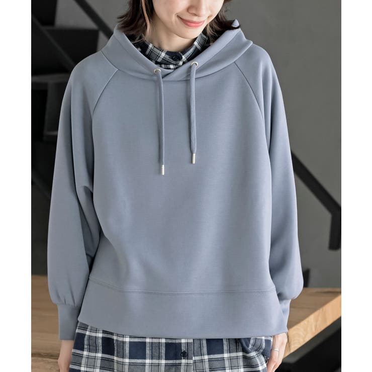 グレイッシュB | レイヤーネックラグランスリーブプルオーバー | rps