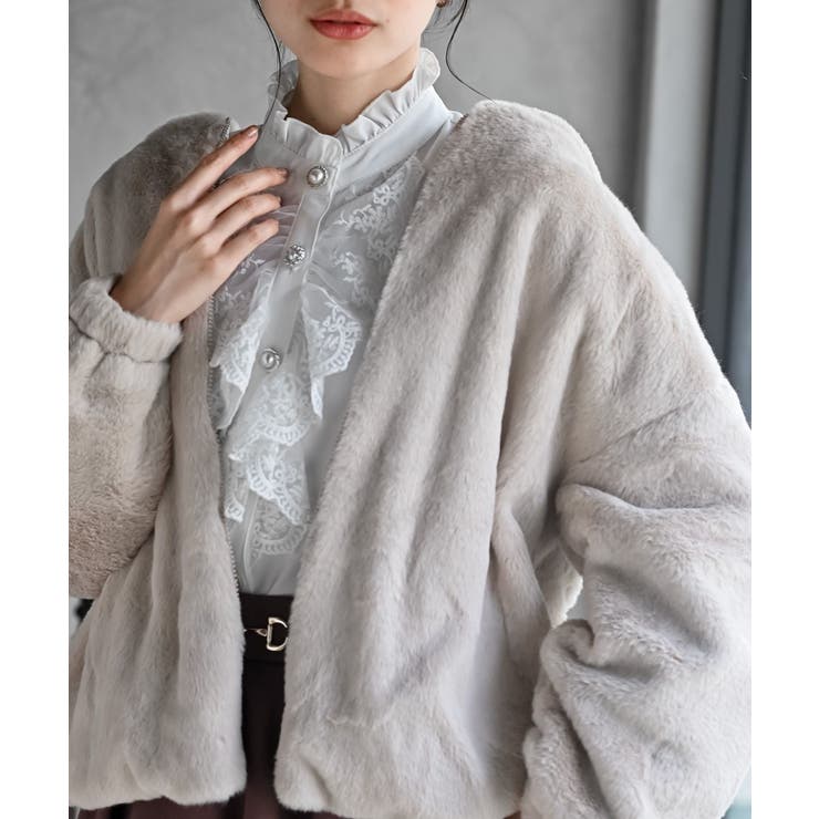 フェイクファージップパーカー | rps | 詳細画像18 