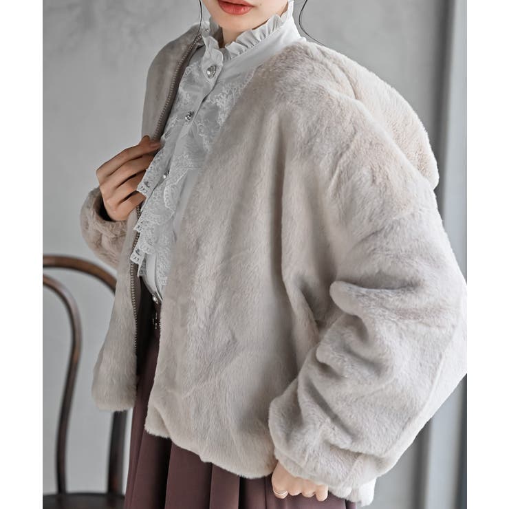 フェイクファージップパーカー | rps | 詳細画像19 